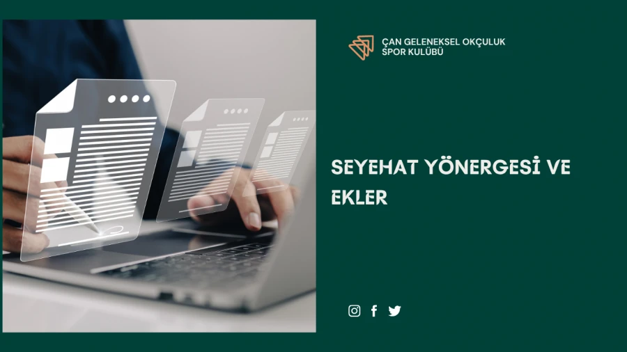 SEYAHAT YÖNERGESİ VE EKLER