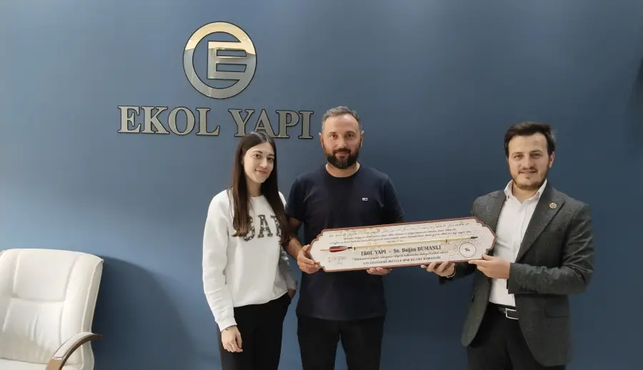 Başkan Engin’den Sponsorumuz Ekol Yapı’ya Teşekkür Ziyareti