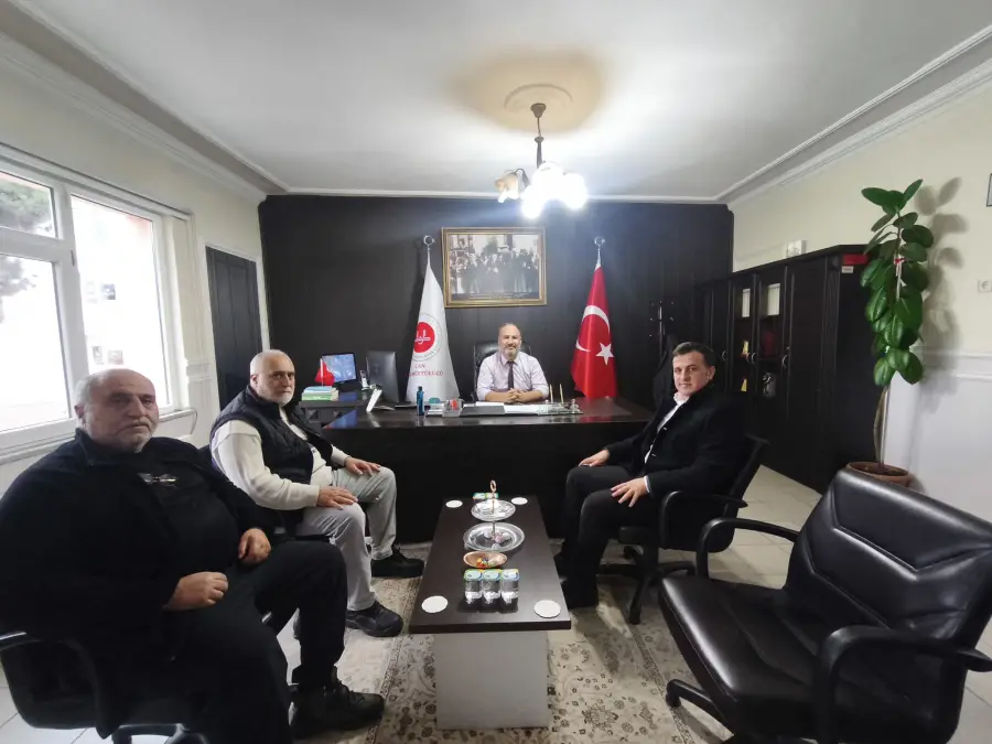 Kulüp Başkanlığımızdan Yeni Atanan İlçe Müftüsü Sayın Ergün ÇELİK'e Nezaket Ziyareti
