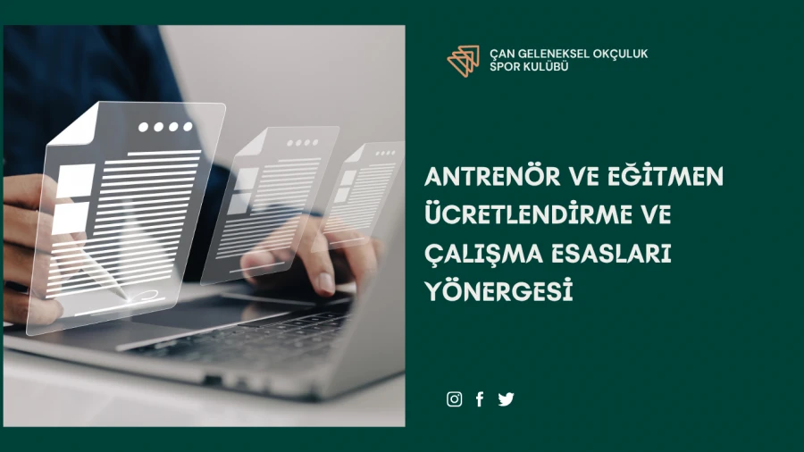 ANTRENÖR VE EĞİTMEN ÜCRETLENDİRME VE ÇALIŞMA ESASLARI YÖNERGESİ - TASLAK AŞAMASINDA
