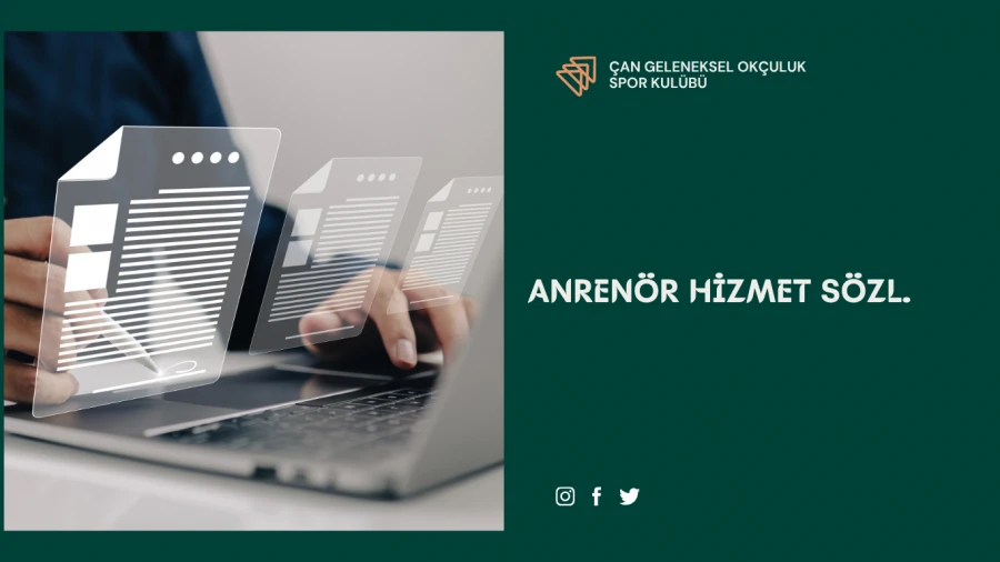 ANTRENÖR HİZMET SÖZLEŞMESİ ANTRENÖR HİZMET SÖZLEŞMESİ